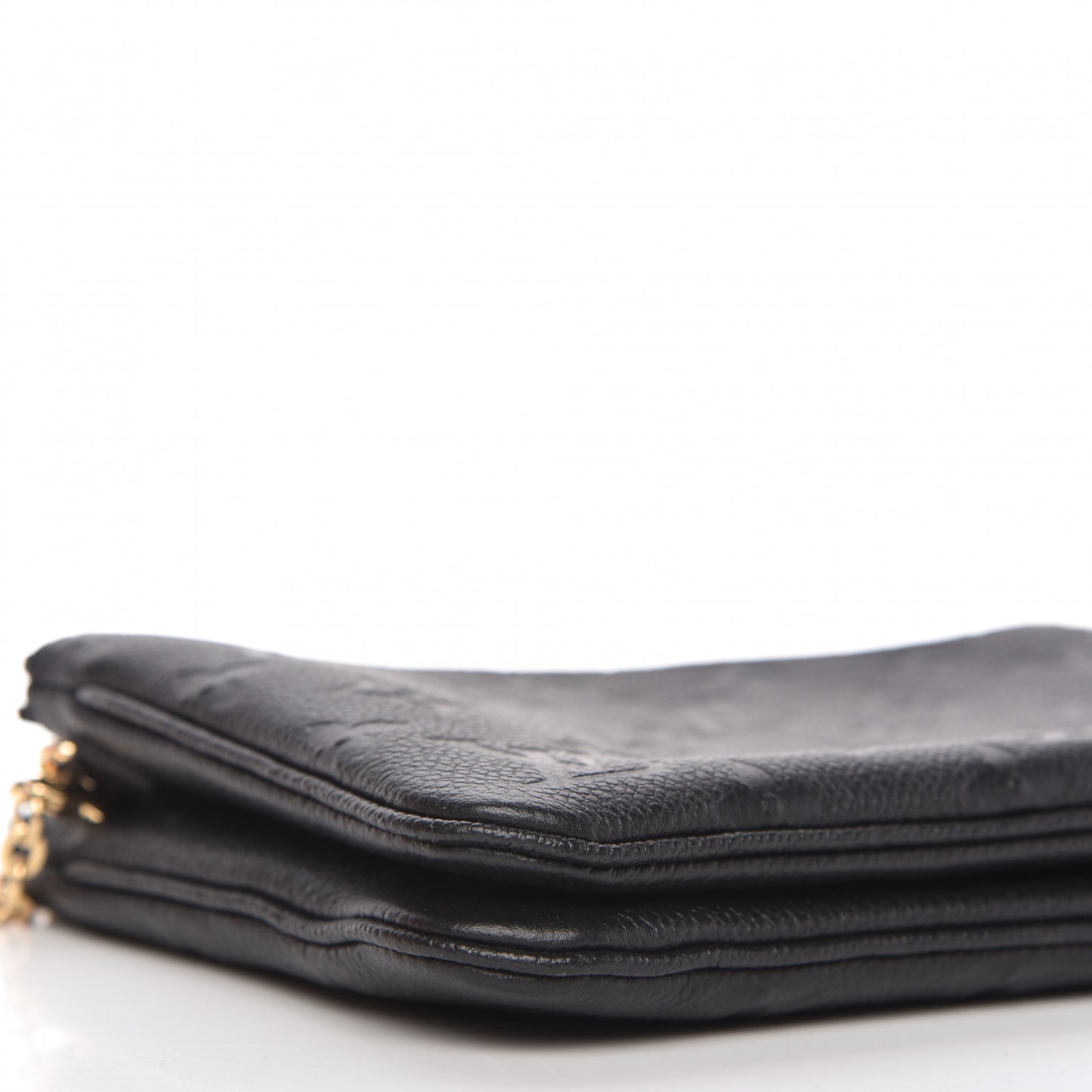 Empreinte Double Zip Pochette Black
