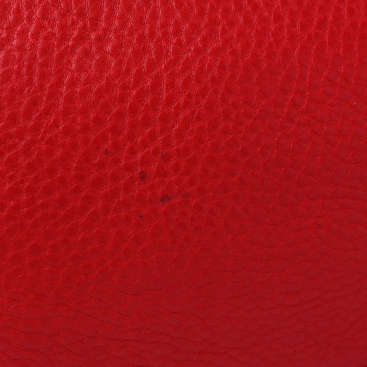 Gucci Pebbled Calfskin Medium Soho Chain Shoulder Bag Tabasco Red 14 of 17