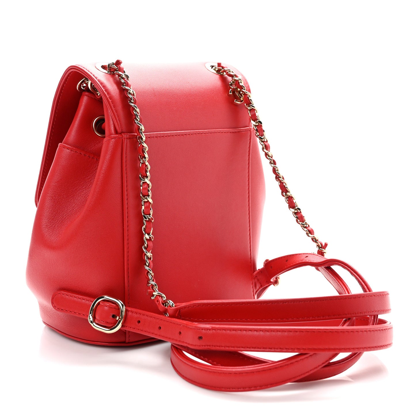 Lambskin CC Mania Backpack Red