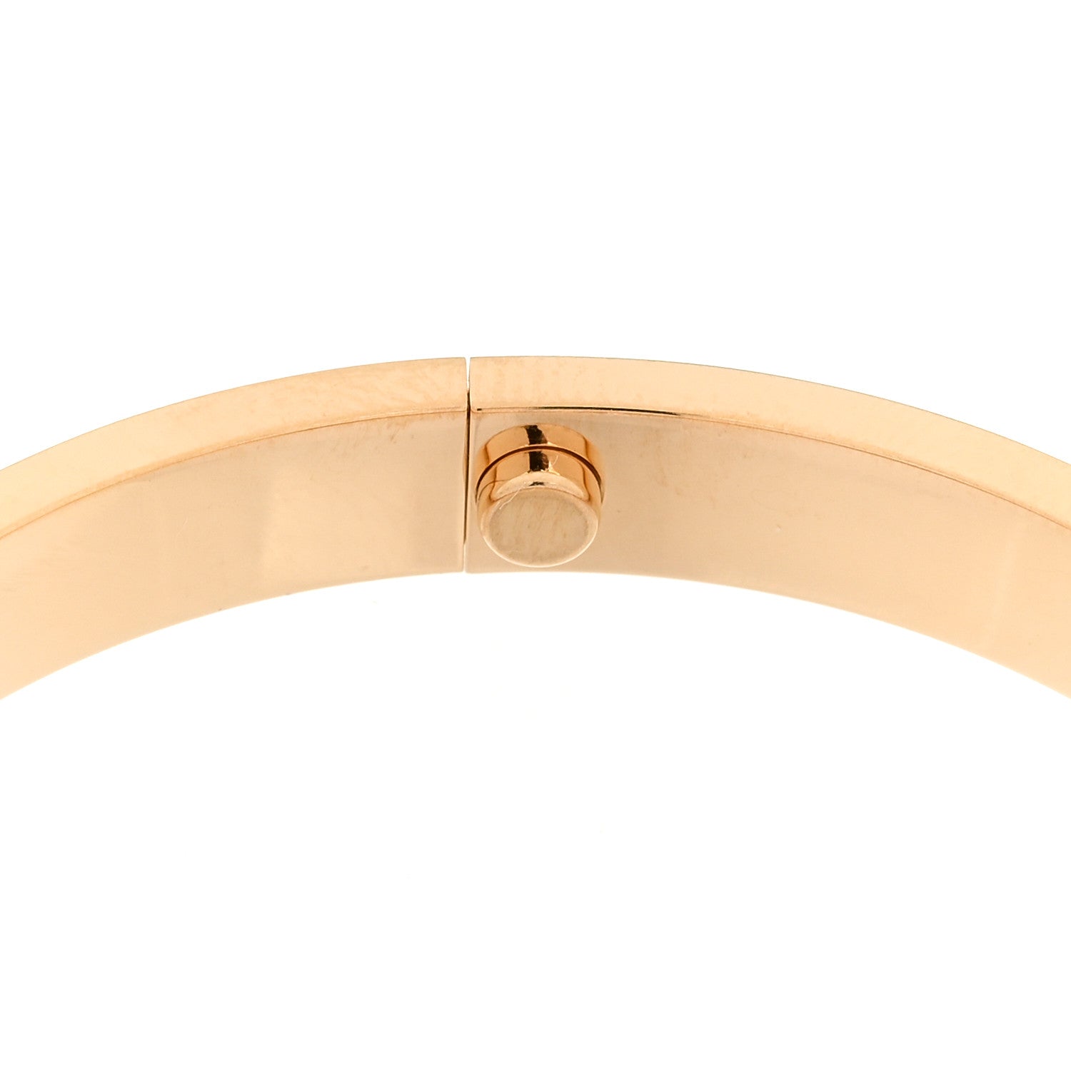 Cartier 18K Yellow Gold LOVE Single Screw Bracelet 17 7 of 9