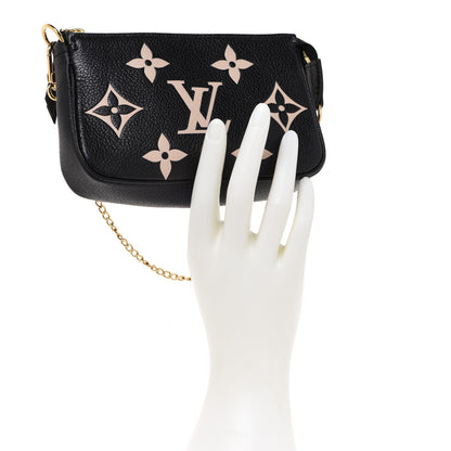 Louis Vuitton Empreinte Monogram Giant Mini Pochette Accessories Black 3 of 7