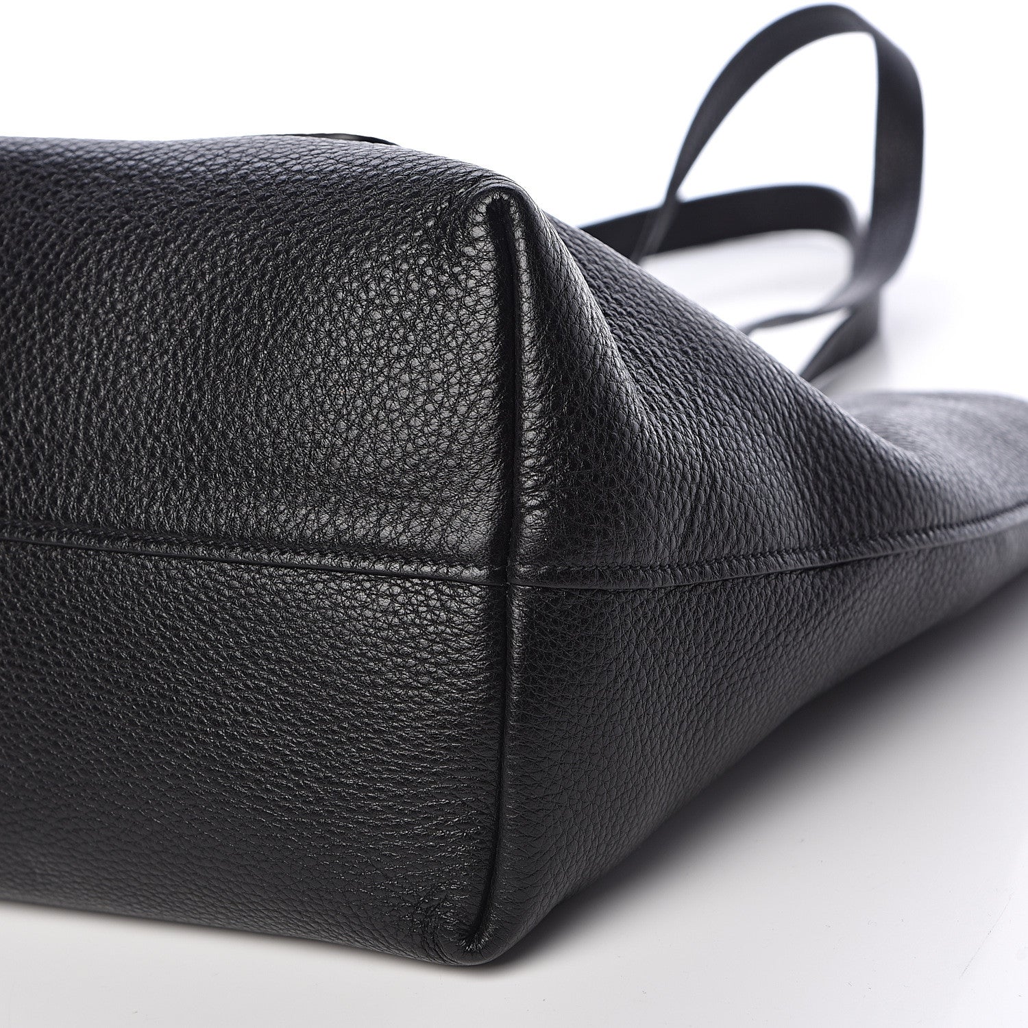 Prada Vitello Daino Pocket Shopping Tote Black 10 of 10