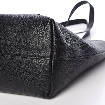 Prada Vitello Daino Pocket Shopping Tote Black 10 of 10