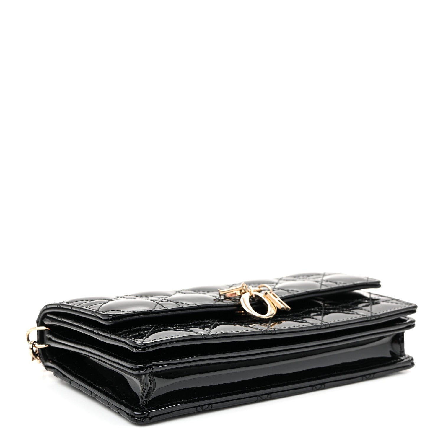 Christian Dior Patent Cannage Mini My Dior Bag Black 4 of 11