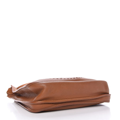 Hermes Taurillon Clemence Evelyne III GM Gold 4 of 9