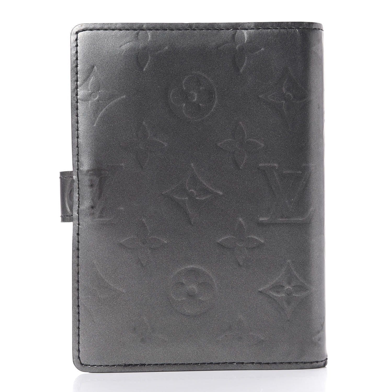 Louis Vuitton Mat Monogram Small Ring Agenda Cover Black 9 of 9