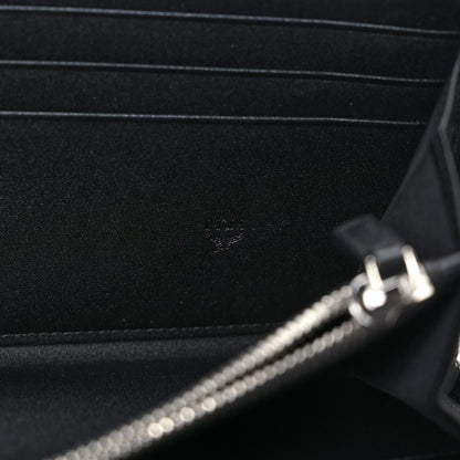 MCM Visetos Large Zip Around Wallet Black 6 of 7