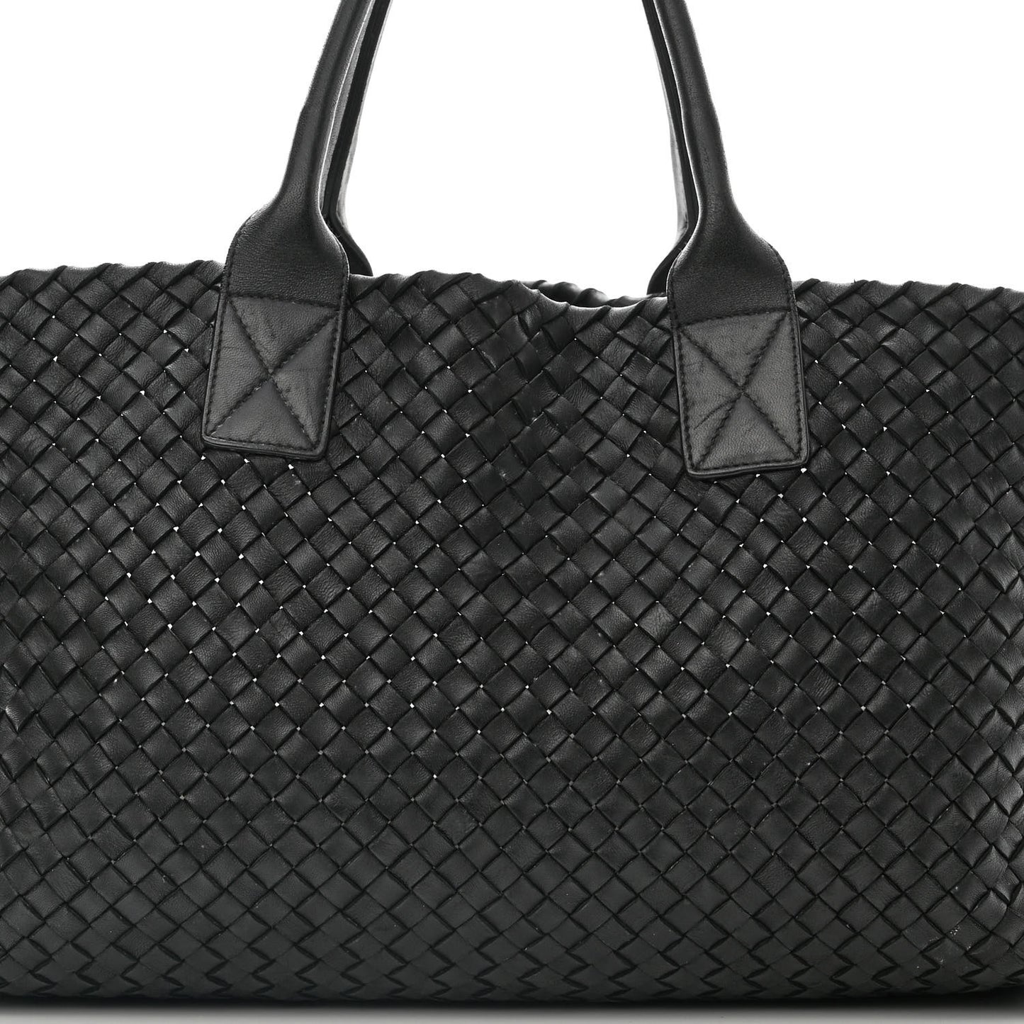 Nappa Intrecciato Medium Cabat Black