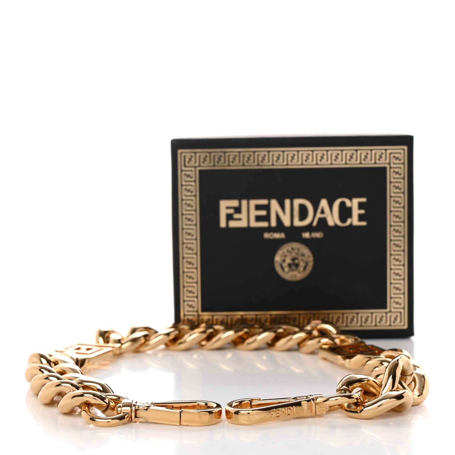Versace FENDI X VERSACE Metal Strap You Gold 6 of 6
