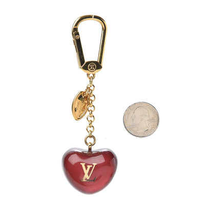 Louis Vuitton Pomme Bag Charm Key Holder Pomme D'Amour 2 of 3