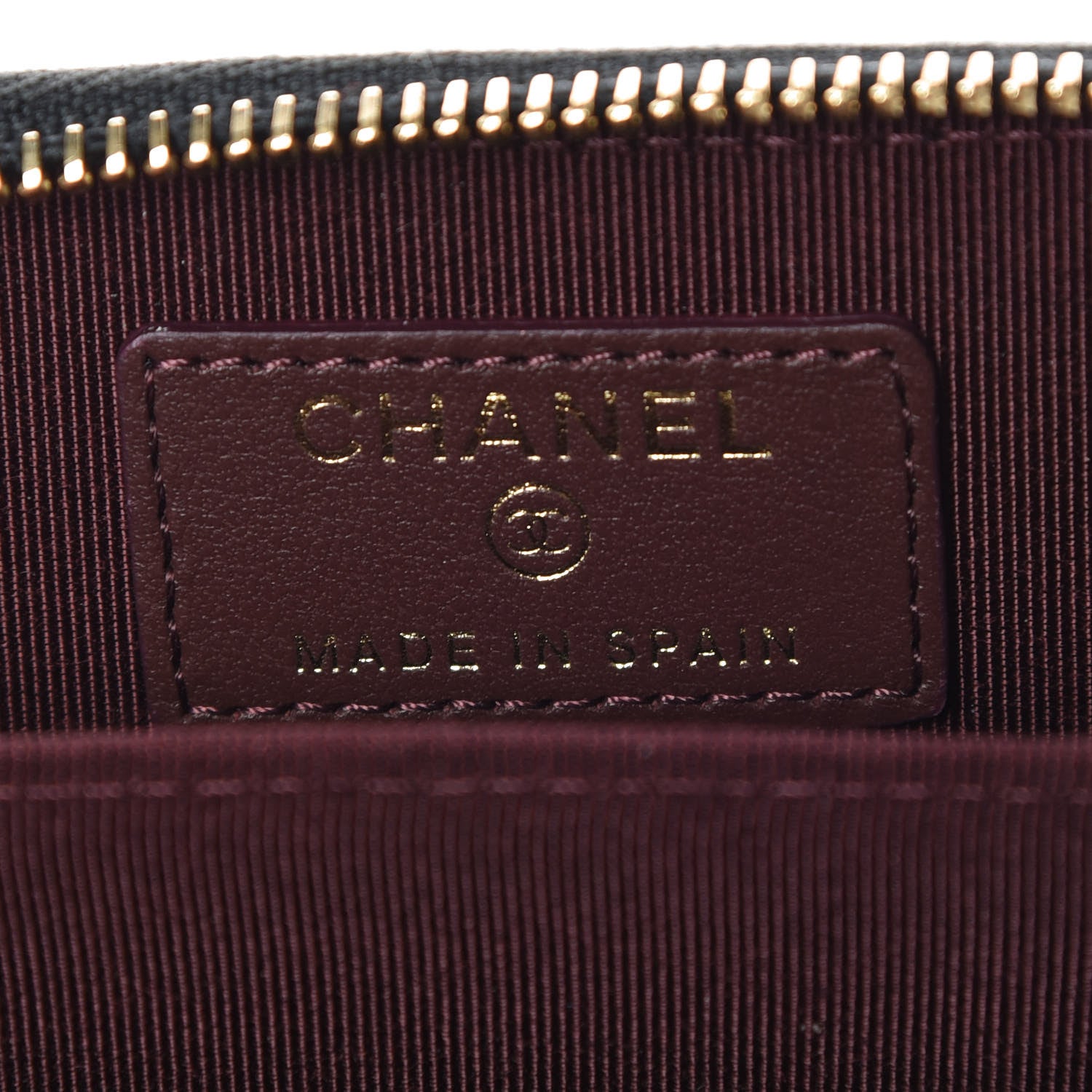 Chanel Caviar Quilted Zip Coin Purse Black 6 of 8