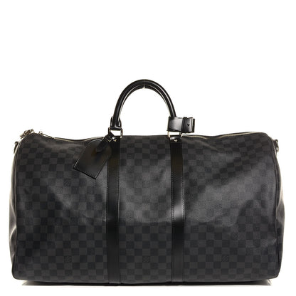 Louis Vuitton Damier Graphite Keepall Bandouliere 55 1 of 8