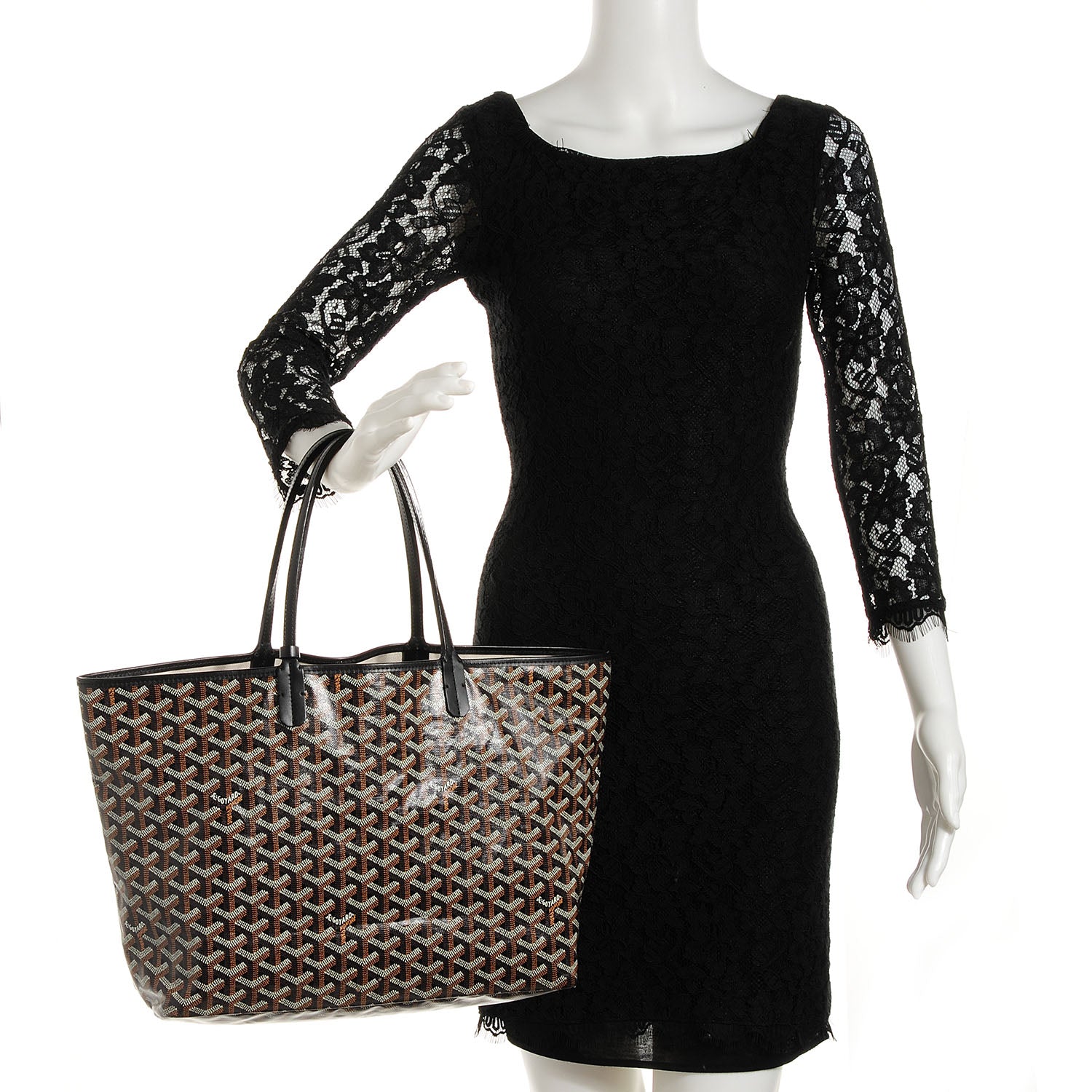 Goyard Goyardine Saint Louis PM Black 2 of 10