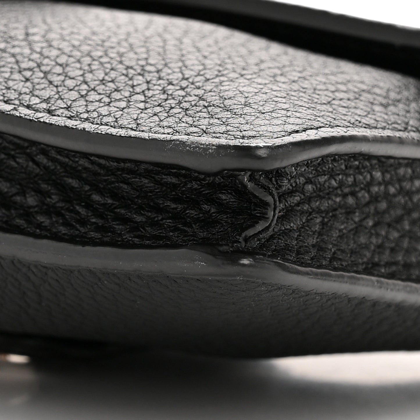 Cuoio Romano Selleria Baguette Belt Pouch Black