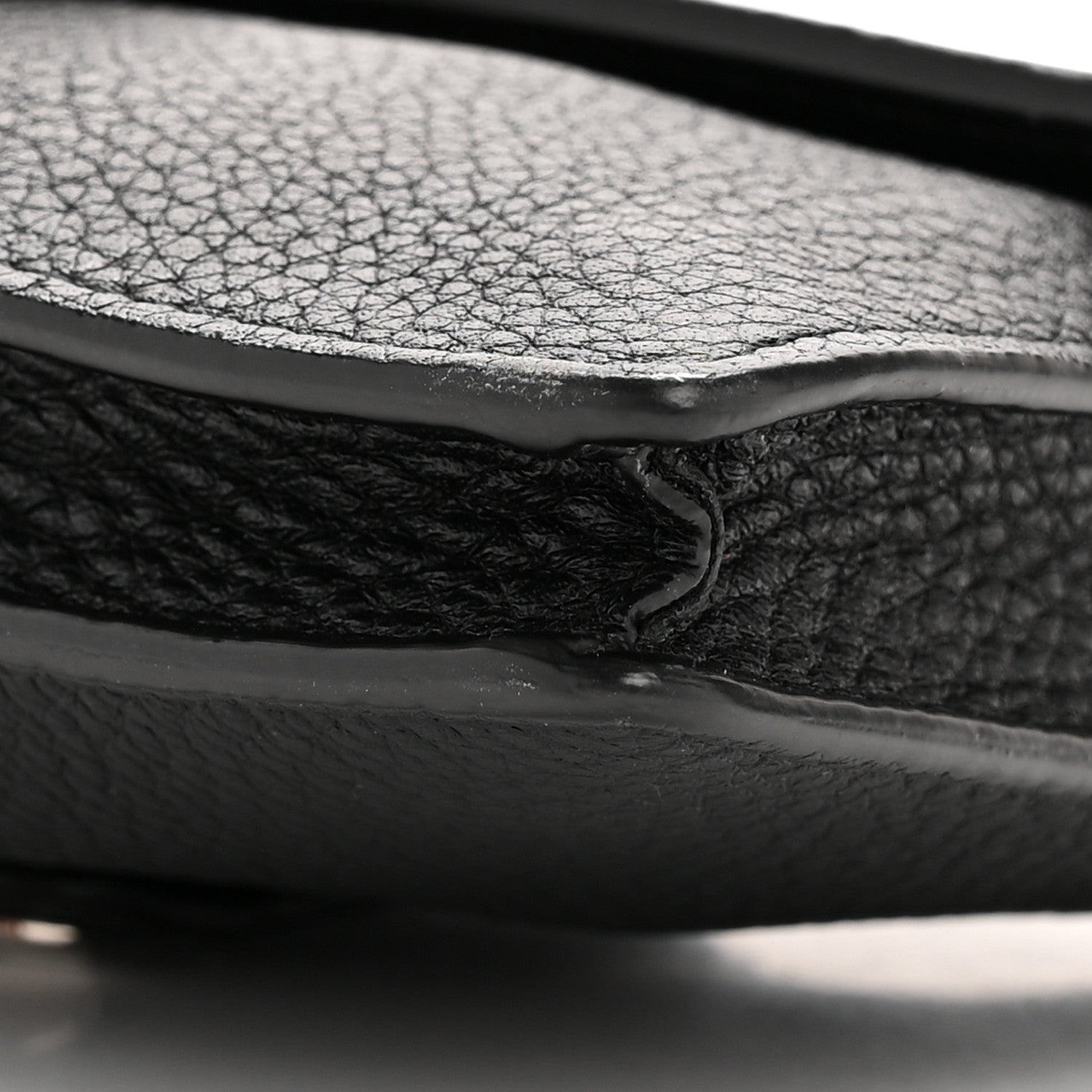 Fendi Cuoio Romano Selleria Baguette Belt Pouch Black 10 of 12