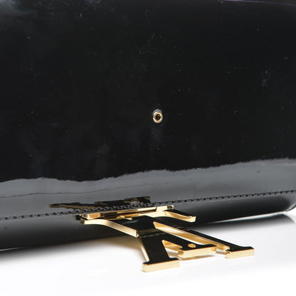 Louis Vuitton Patent Neo Sobe Louise EW Clutch Black 7 of 7