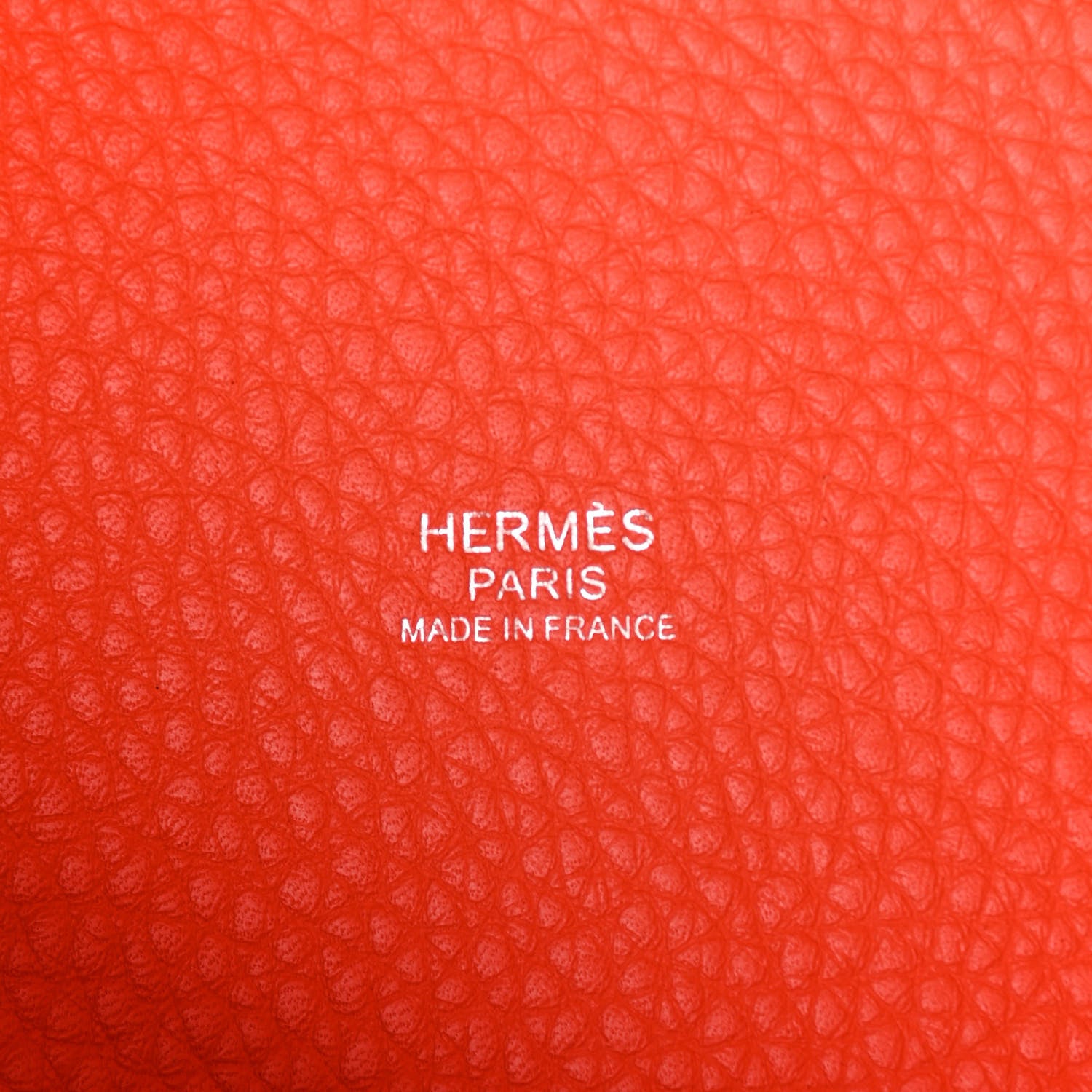 Hermes Taurillon Clemence Picotin Lock 22 MM Orange 6 of 10