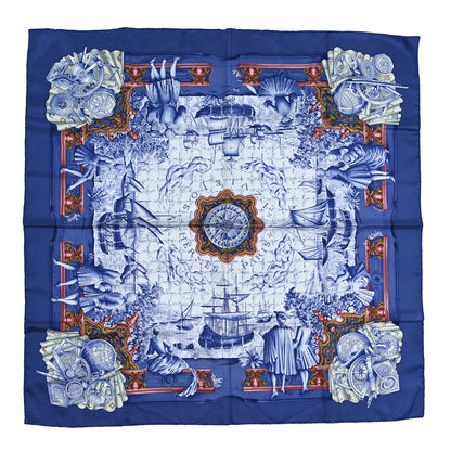 Hermes Silk Azulejos 90 Scarf 1 of 3