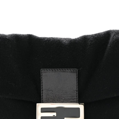 Fendi Cashmere Baguette Black 8 of 10