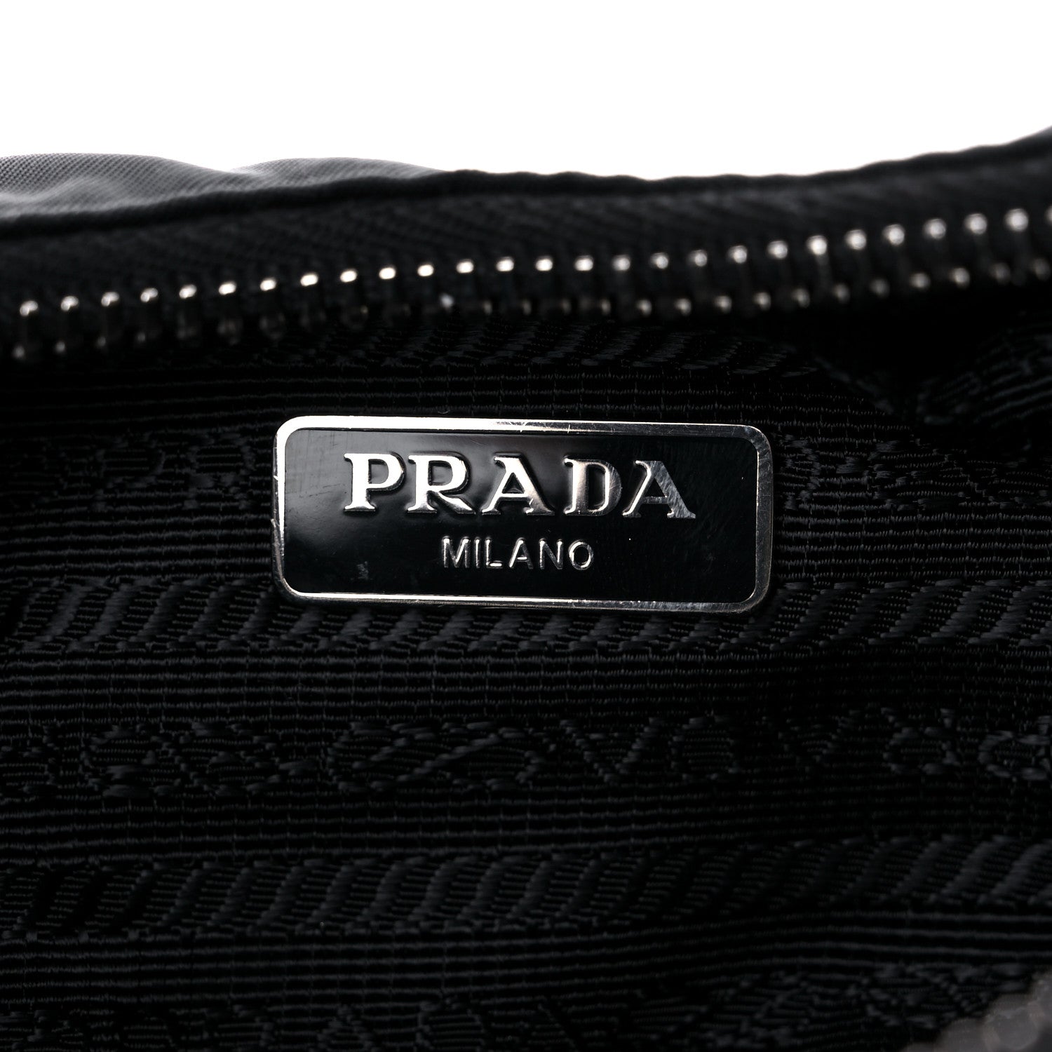 Prada Tessuto Nylon Saffiano Re-Edition 2006 Shoulder Bag Black 6 of 9