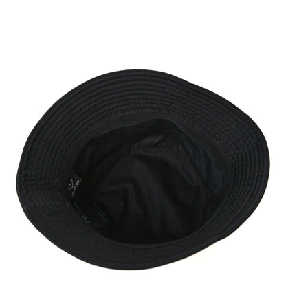 Prada Re-Nylon Metal Triangle Logo Mens Bucket Hat XL Black 6 of 7
