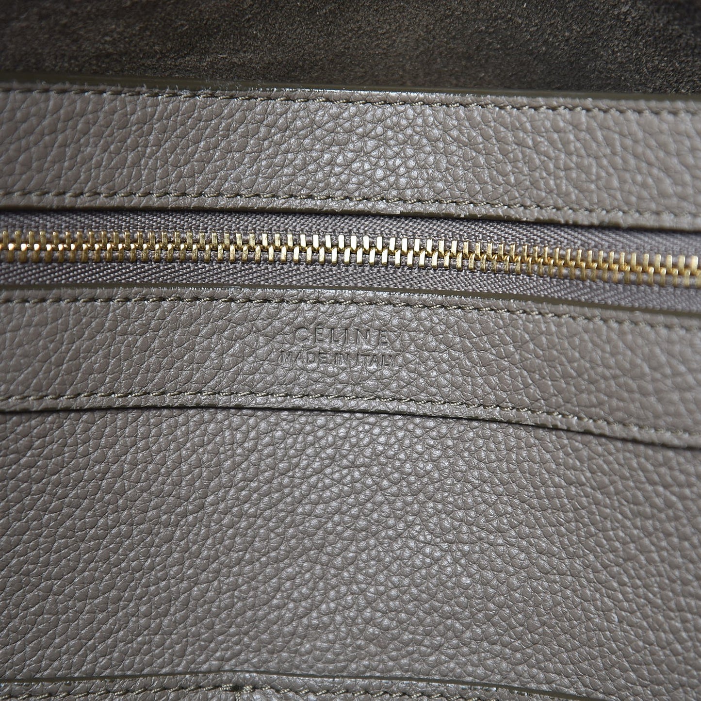 Soft Grained Calfskin Small Belt Cabas Phantom Taupe