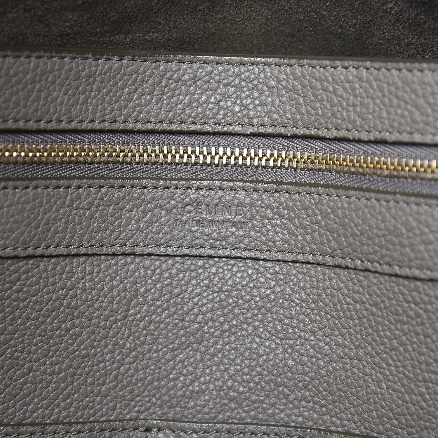 Celine Soft Grained Calfskin Small Belt Cabas Phantom Taupe 6 of 18