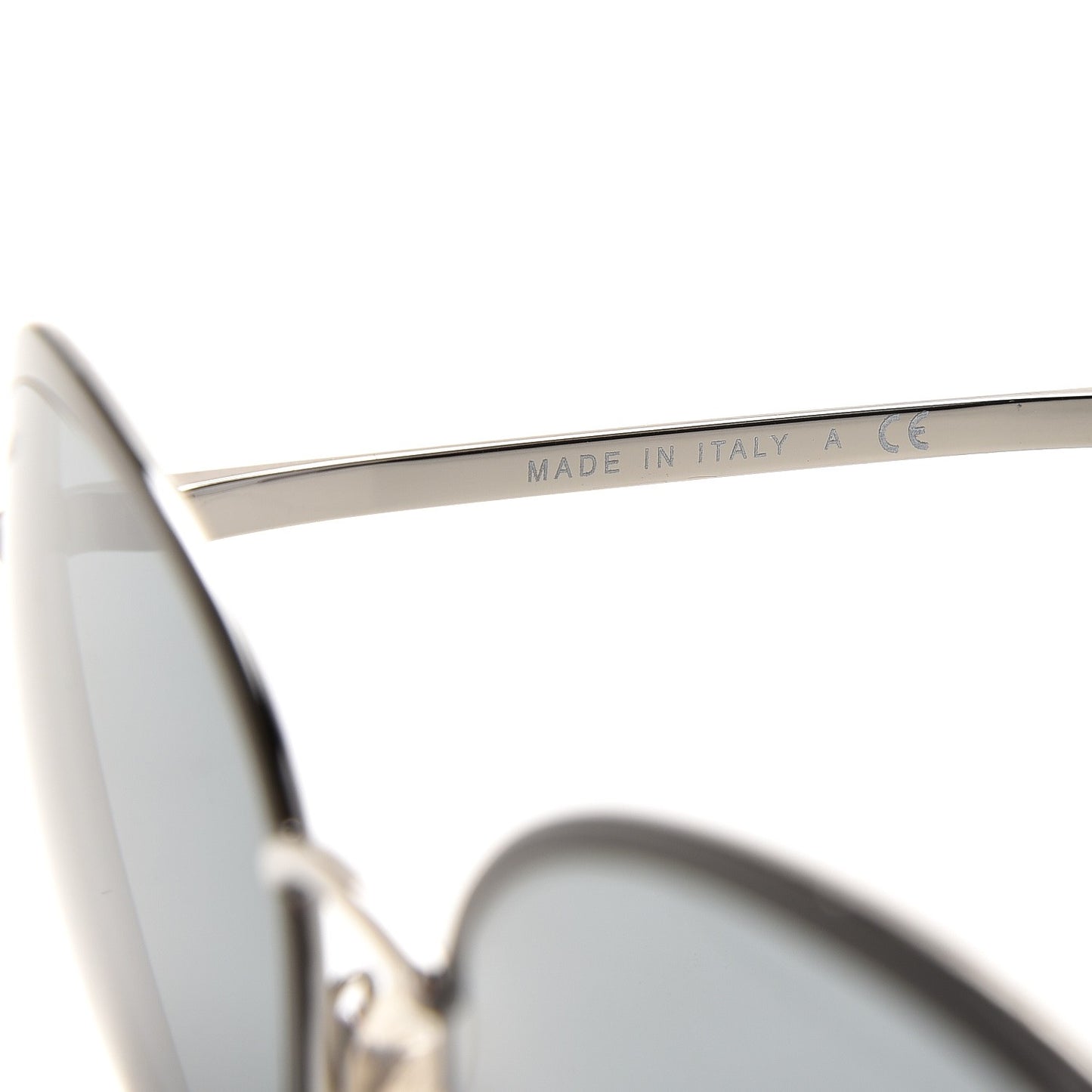 Round Spring Sunglasses 4206 Black Silver