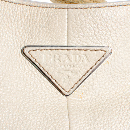 Prada Vitello Daino Rope Knot Shoulder Bag 5 of 9