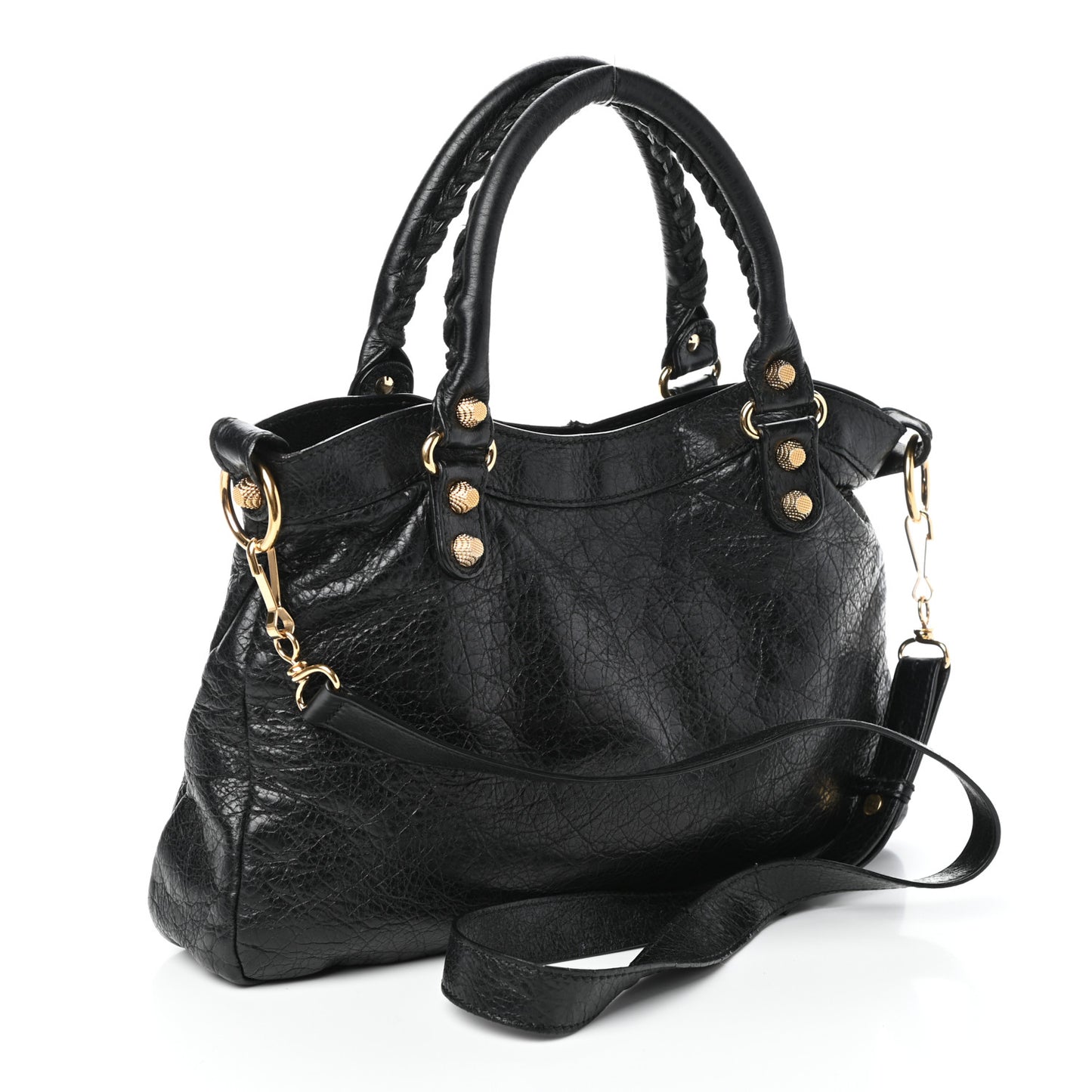 Agneau Giant 12 Gold Hardware Town Black