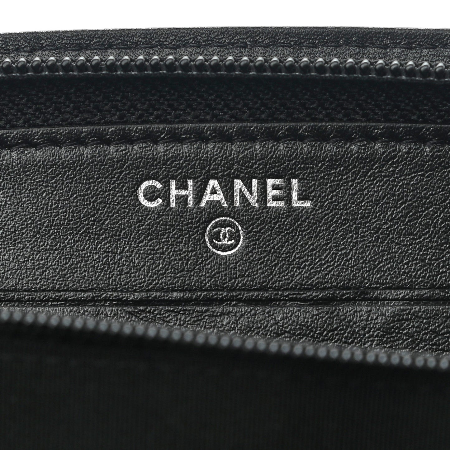 Patent CC Trousse Maquil Yen Wallet Black
