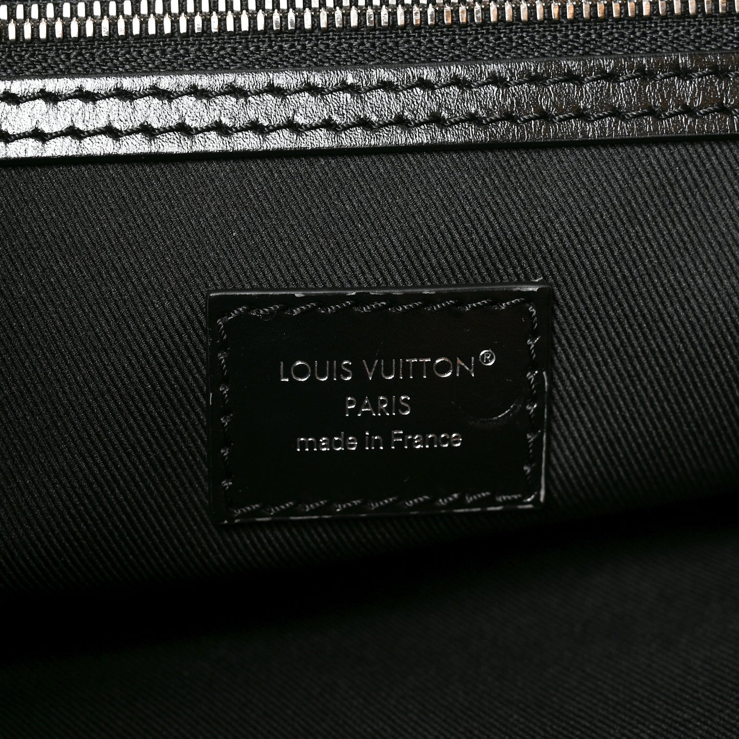 LV Night Calfskin Vagabond Hobo Black