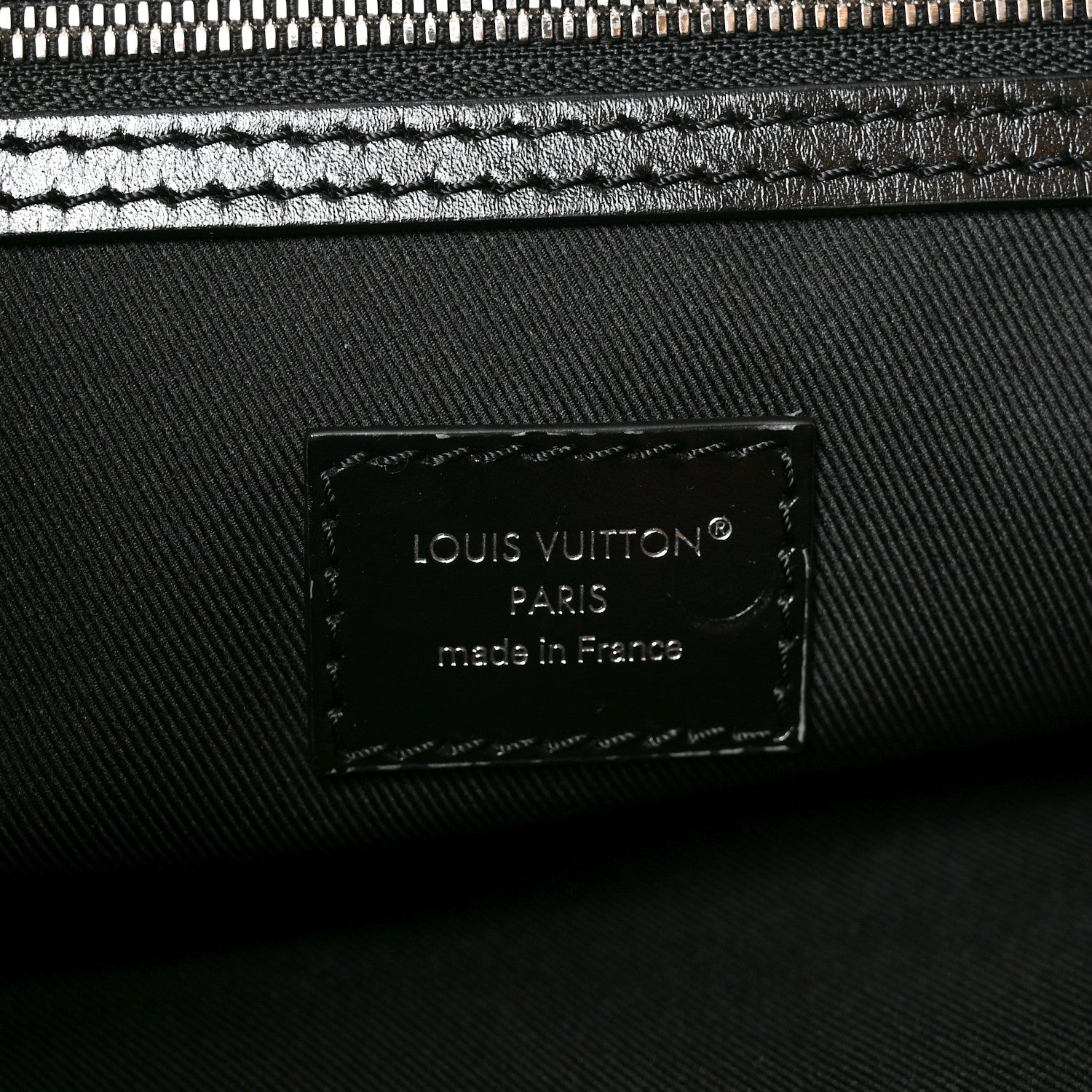 Louis Vuitton LV Night Calfskin Vagabond Hobo Black 6 of 9