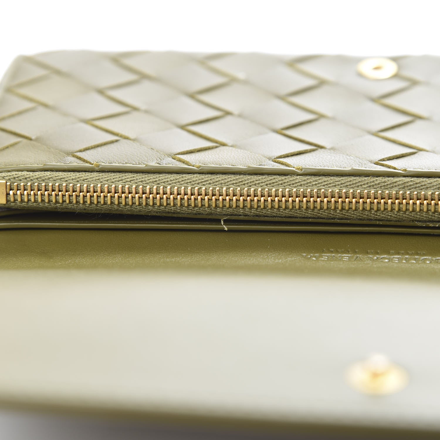 Bottega Veneta Nappa Intrecciato Continental Flap Wallet Mud 8 of 9