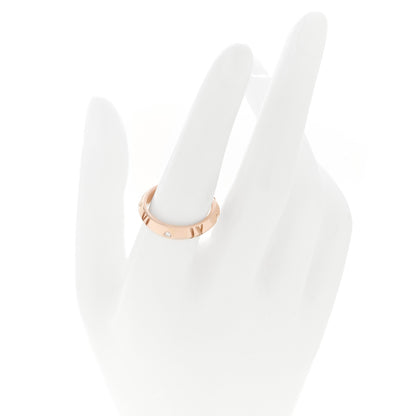 Tiffany 18K Rose Gold Diamond Narrow Atlas X Closed Ring 56 7.5 2 of 4