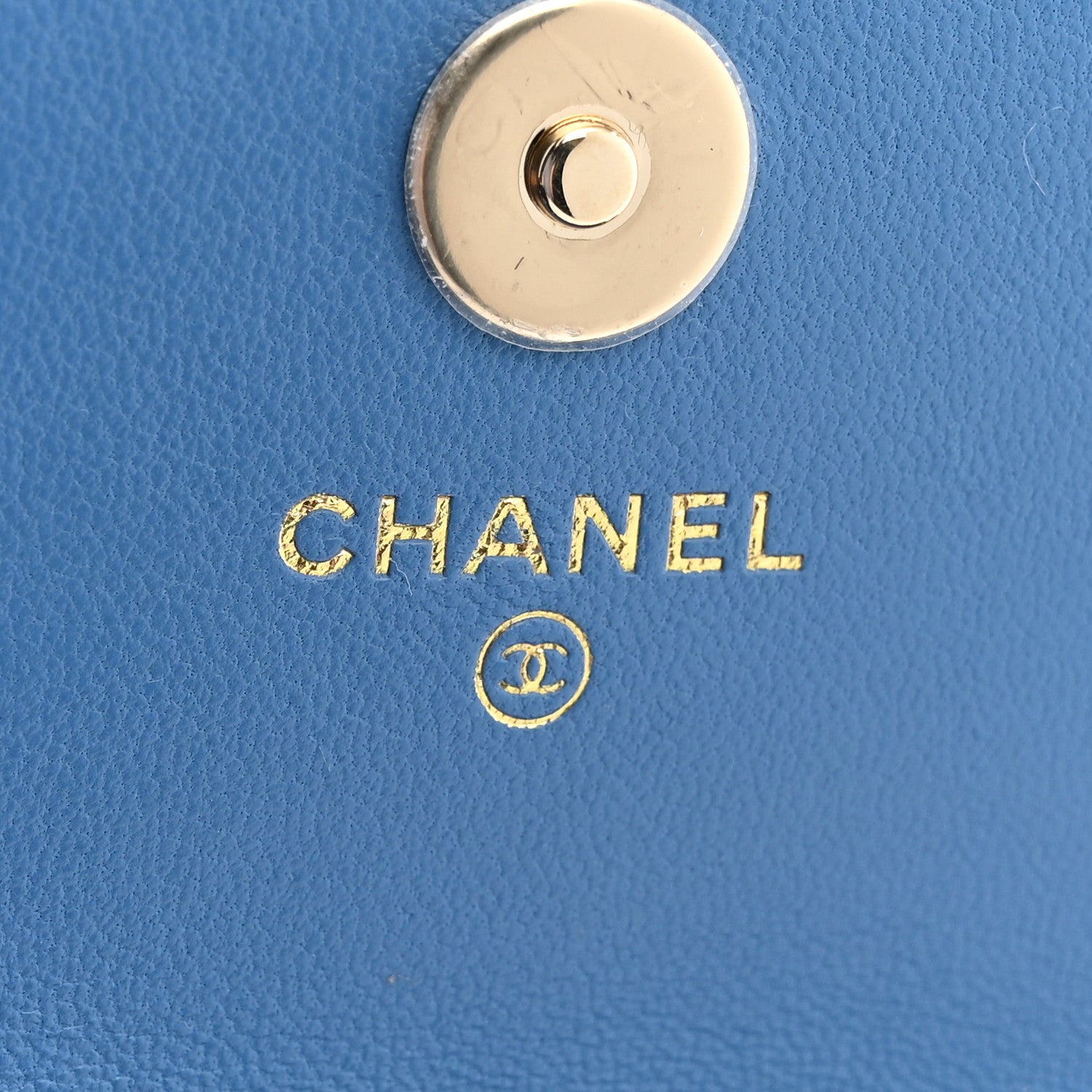 Chanel Shiny Lambskin Ribbon Quilted Flap Belt Bag Blue 6 of 11