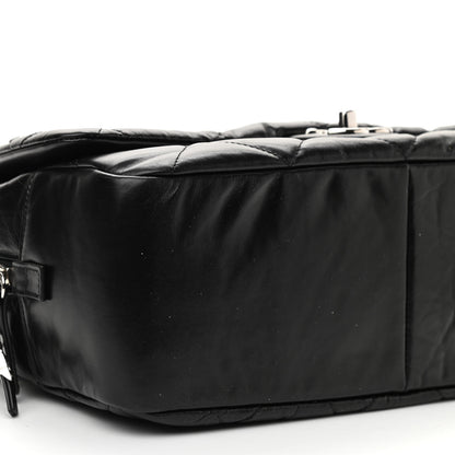 Chanel Aged Calfskin Quilted Small Express Bowling Bag Black 8 of 9