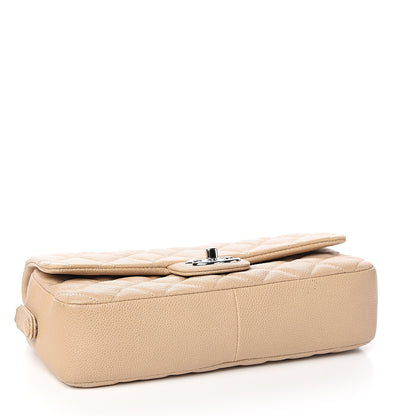 Chanel Caviar Quilted Medium Easy Flap Beige 3 of 9