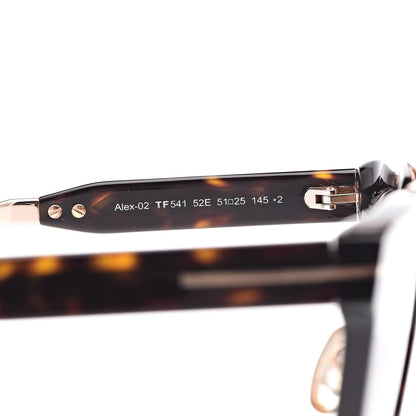 Tom Ford Alex Squared Sunglasses TF541 Tortoise 6 of 9