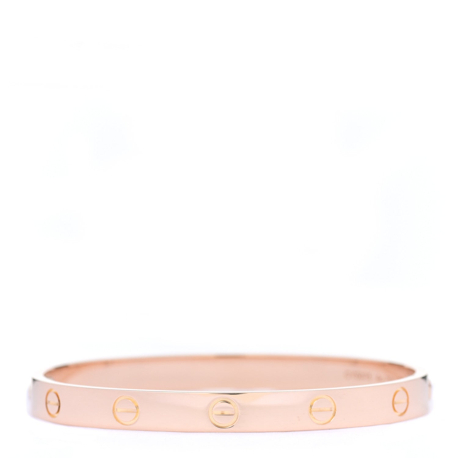Cartier 18K Pink Gold LOVE Bracelet 17 3 of 7