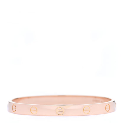 Cartier 18K Pink Gold LOVE Bracelet 17 3 of 7