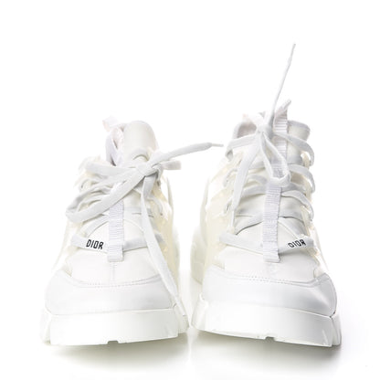 Christian Dior Technical Fabric Rubber Womens D-Connect Sneakers 38.5 White 2 of 9