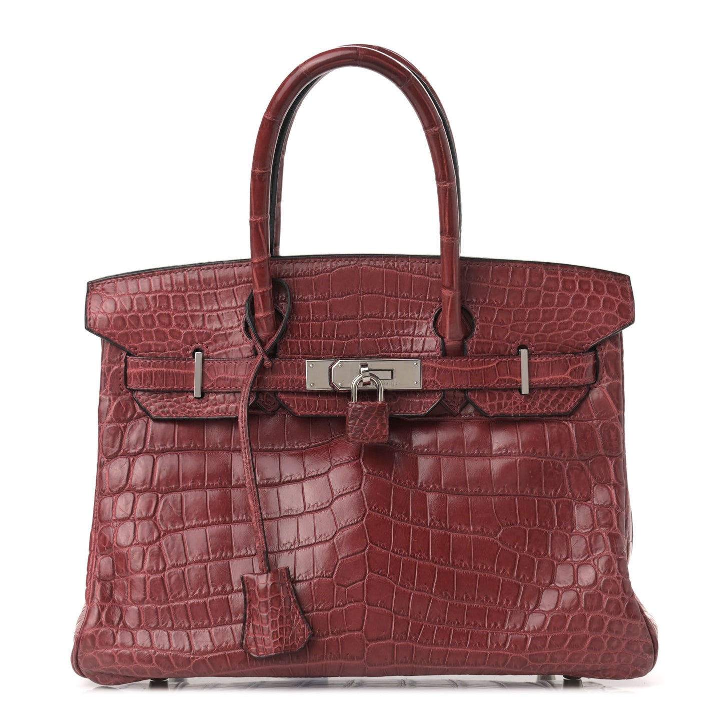 Matte Niloticus Crocodile Birkin 30 Rouge H