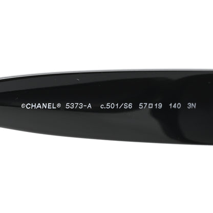 Chanel Acetate CC Sunglasses 5373-A Black 5 of 8