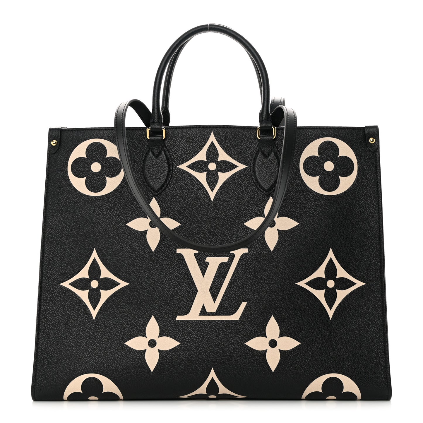 LOUIS VUITTON Empreinte Monogram Giant Onthego GM Black Beige