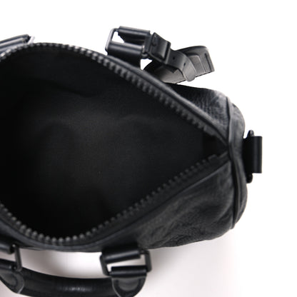 Louis Vuitton Monogram Taurillon Keepall Bandouliere 25 Black 5 of 10