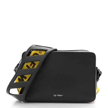Off-White Saffiano Logo Belt Bag Crossbody Bag Black 1 of 12