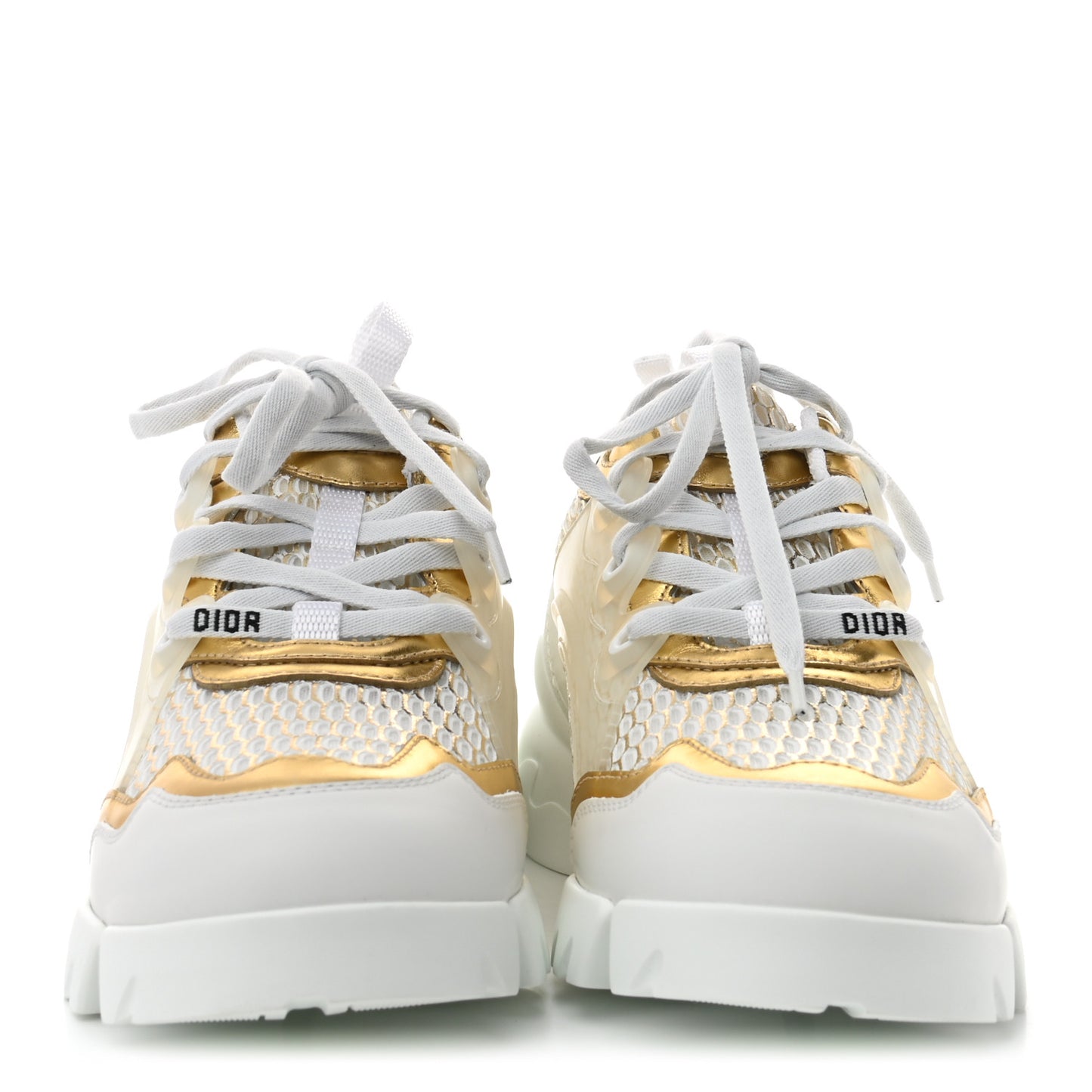 Mesh D-Connect Sneakers 37.5 Gold