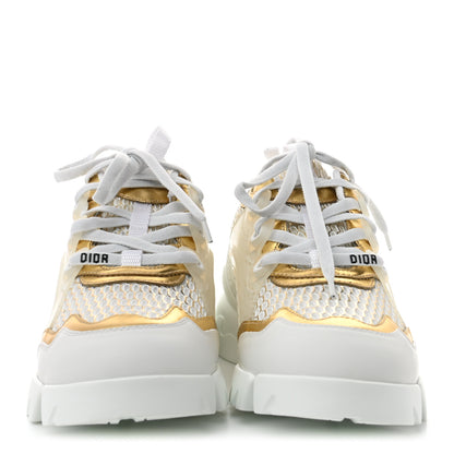 Christian Dior Mesh D-Connect Sneakers 37.5 Gold 3 of 8