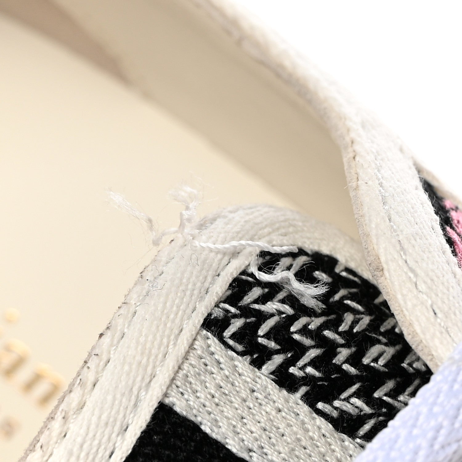 Christian Dior Canvas Jardin Botanique Embroidered Womens Walk'N'Dior Low Top Sneakers 39.5 Black Multicolor 10 of 12